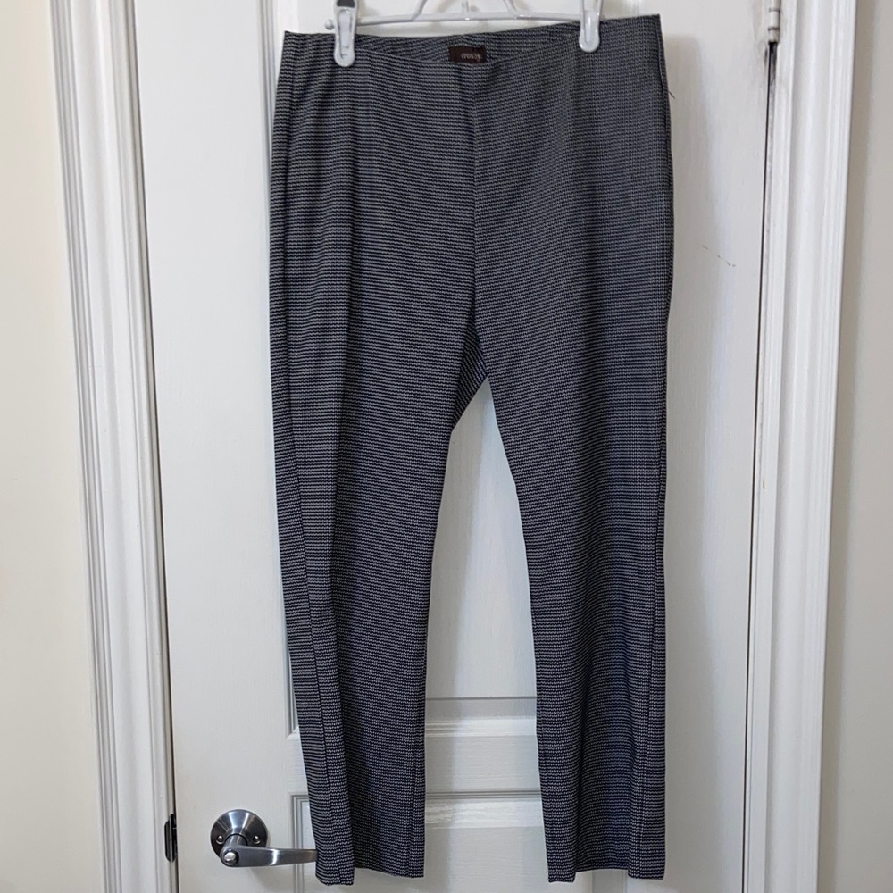 Crosby Gray Patterned Dress Pants